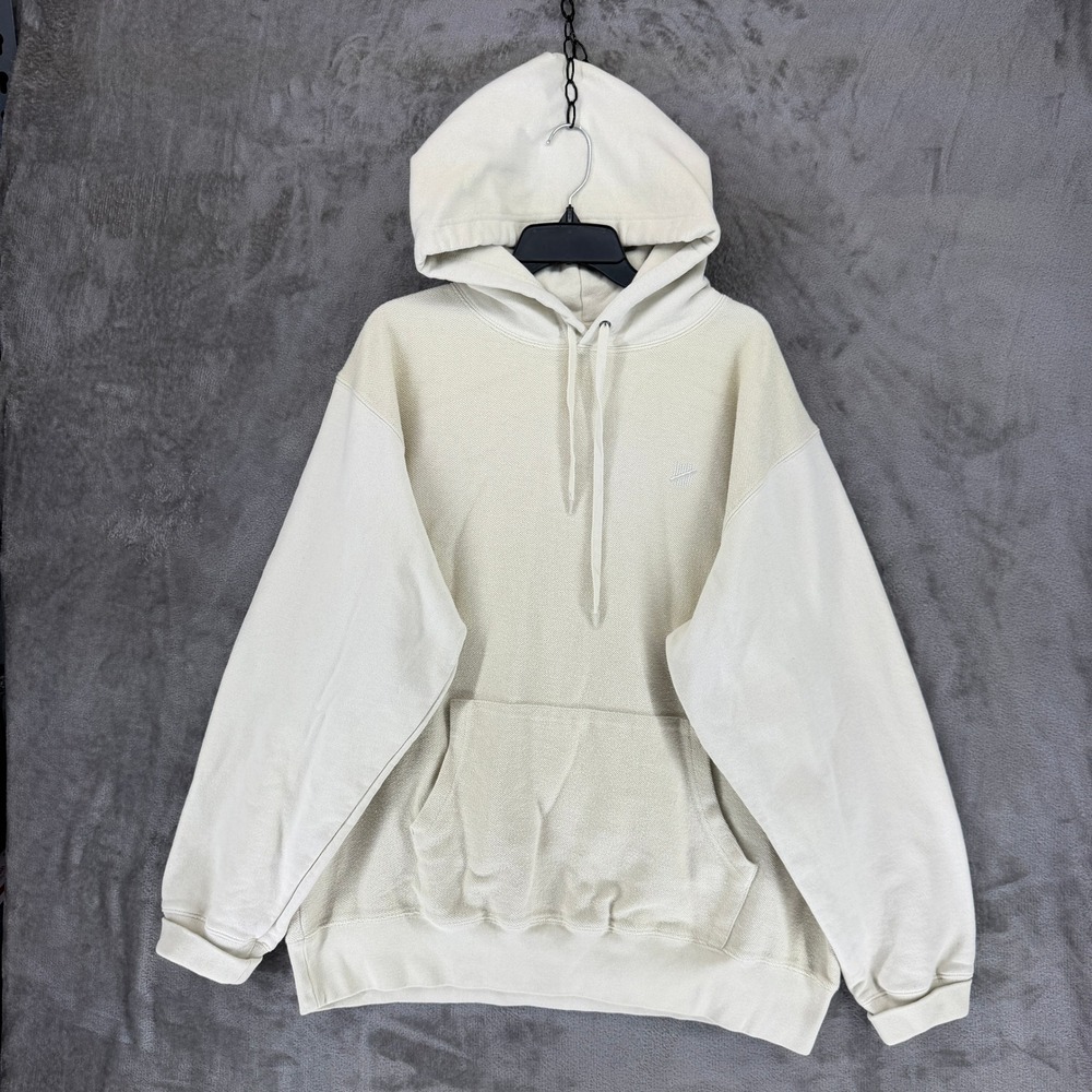 Undefeated Mens 2XL Cream 5-Strike Logo Pullover Hoodie Streetwear